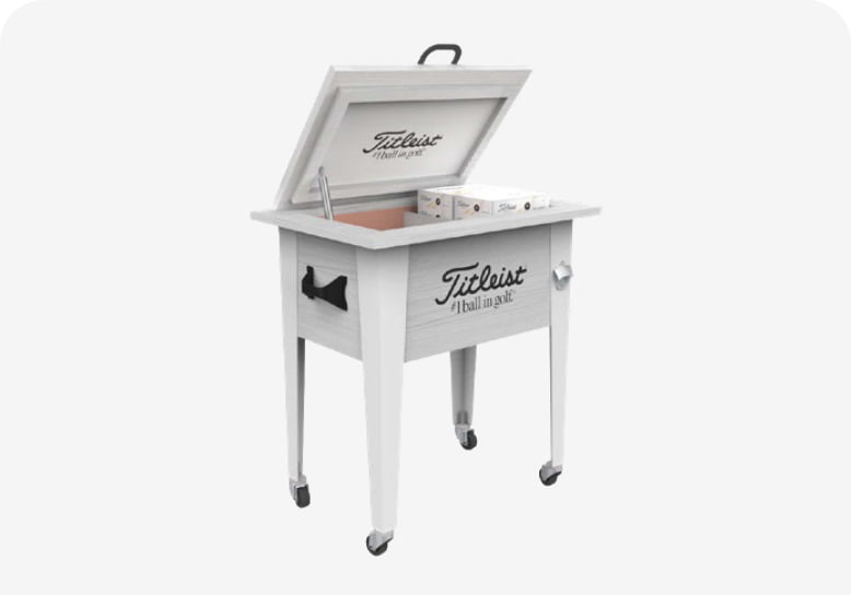 Titleist Wooden Backyard Cooler